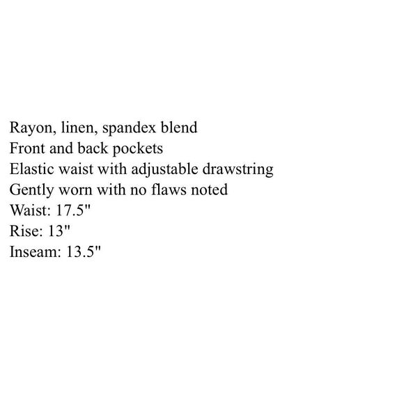 Torrid 5 inch pull on stretch linen mid rise shorts - Picture 6 of 6